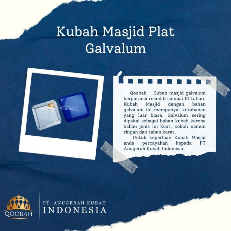harga kubah galvalum per m2 / meter