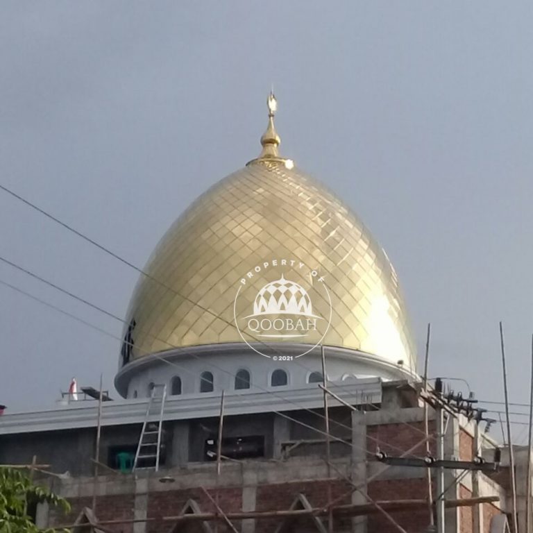 harga kubah stainless gold per meter m2 terbaru 2022