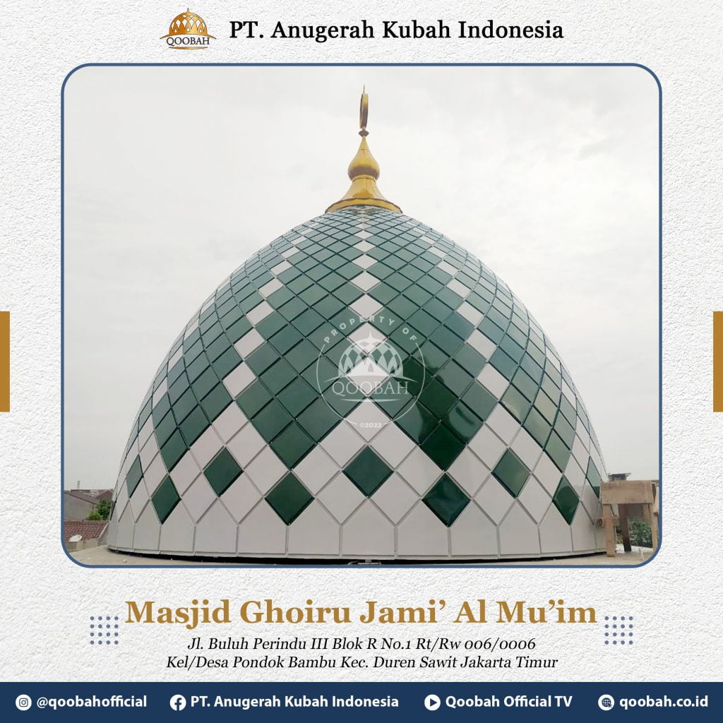 jual kubah masjid di jakarta 2022