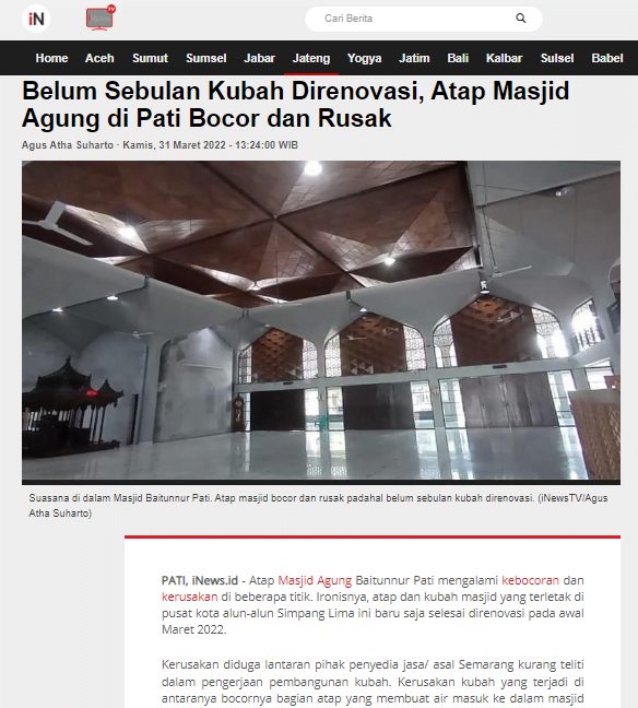 kubah bocor 3